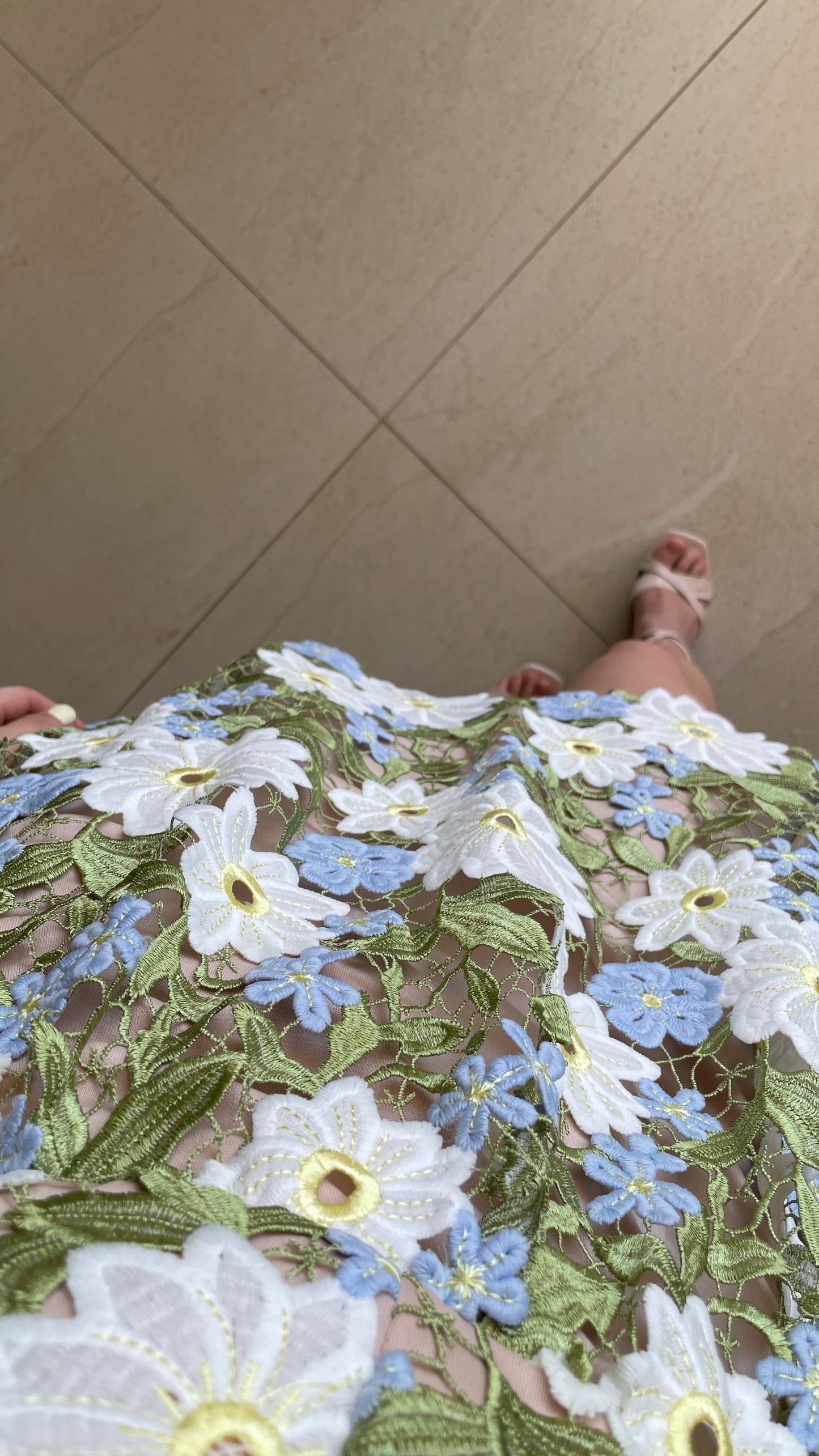 Antoniette blue dress
